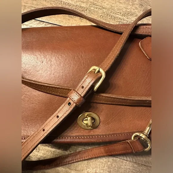 Vintage coach pocket purse British tan - Picture 4 of 10